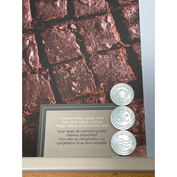 Bakeware Square Cake Pan 9" Master Class Non-Stick Heavy Gauge Steel New - Picture 3 of 5